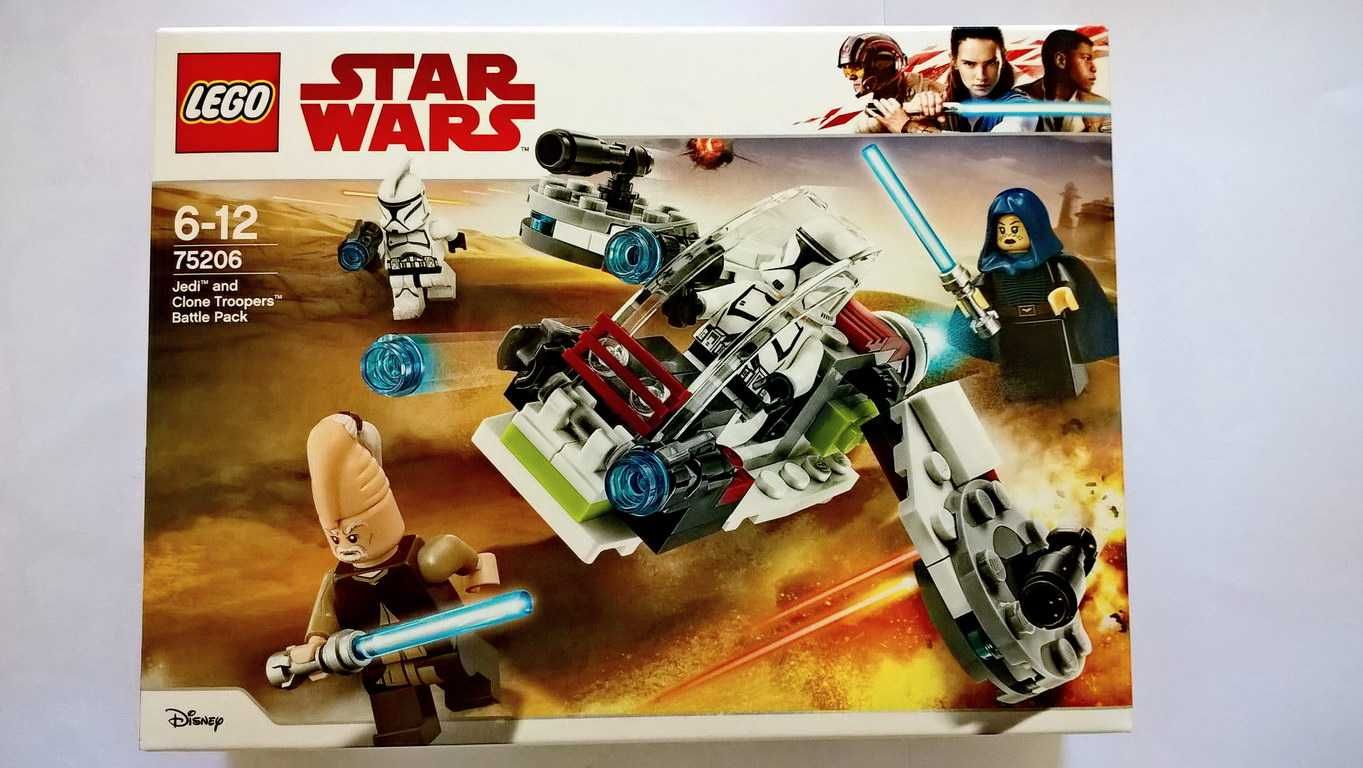 Lego Star Wars 75206 Jedi and Clone Troopers Battle Pack selado