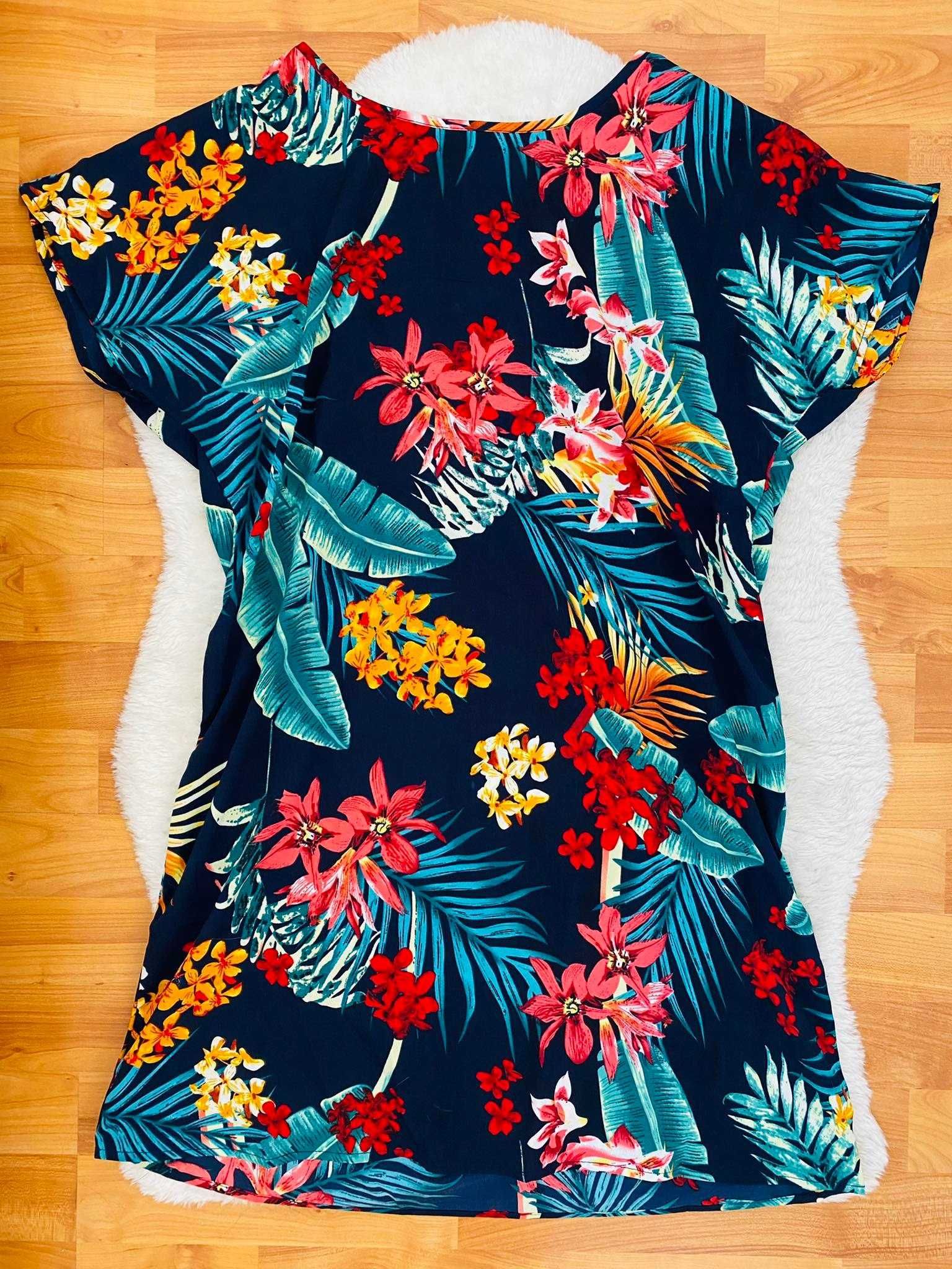 T-shirt Padrão Floral