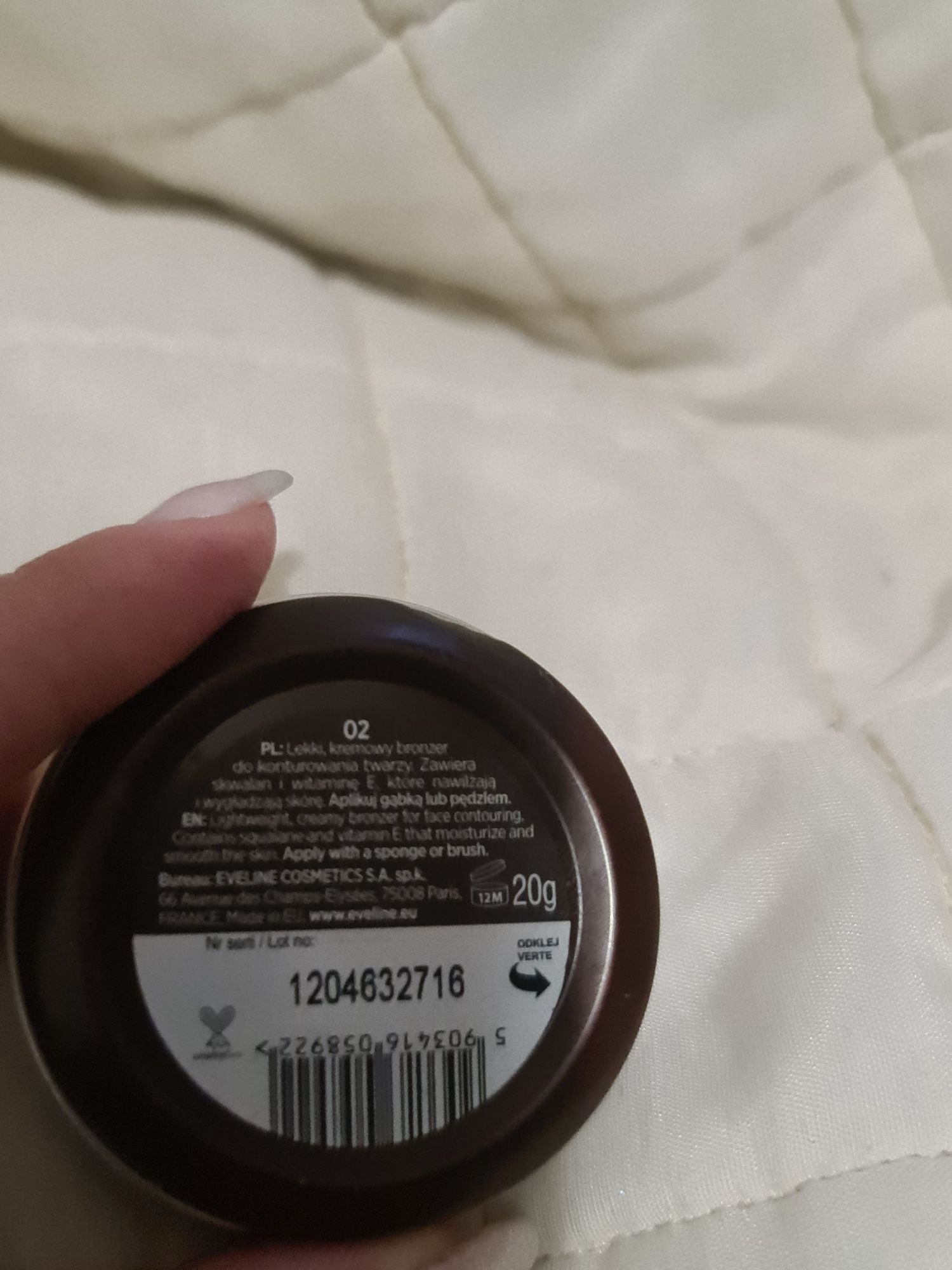 Eveline bronzer w Kremie choco glamour nr 2
