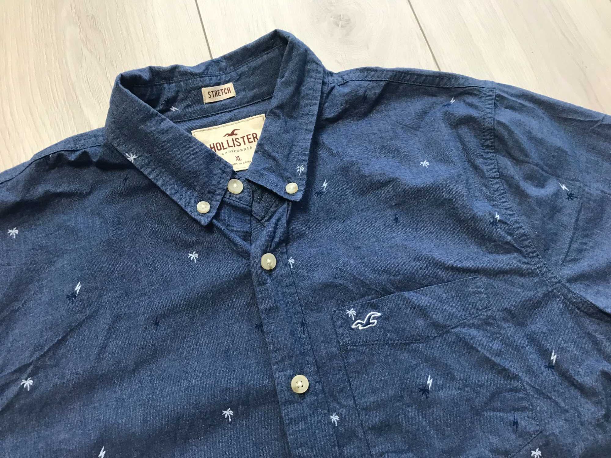 HOLLISTER r.XL oryginalna koszula męska stan BDB