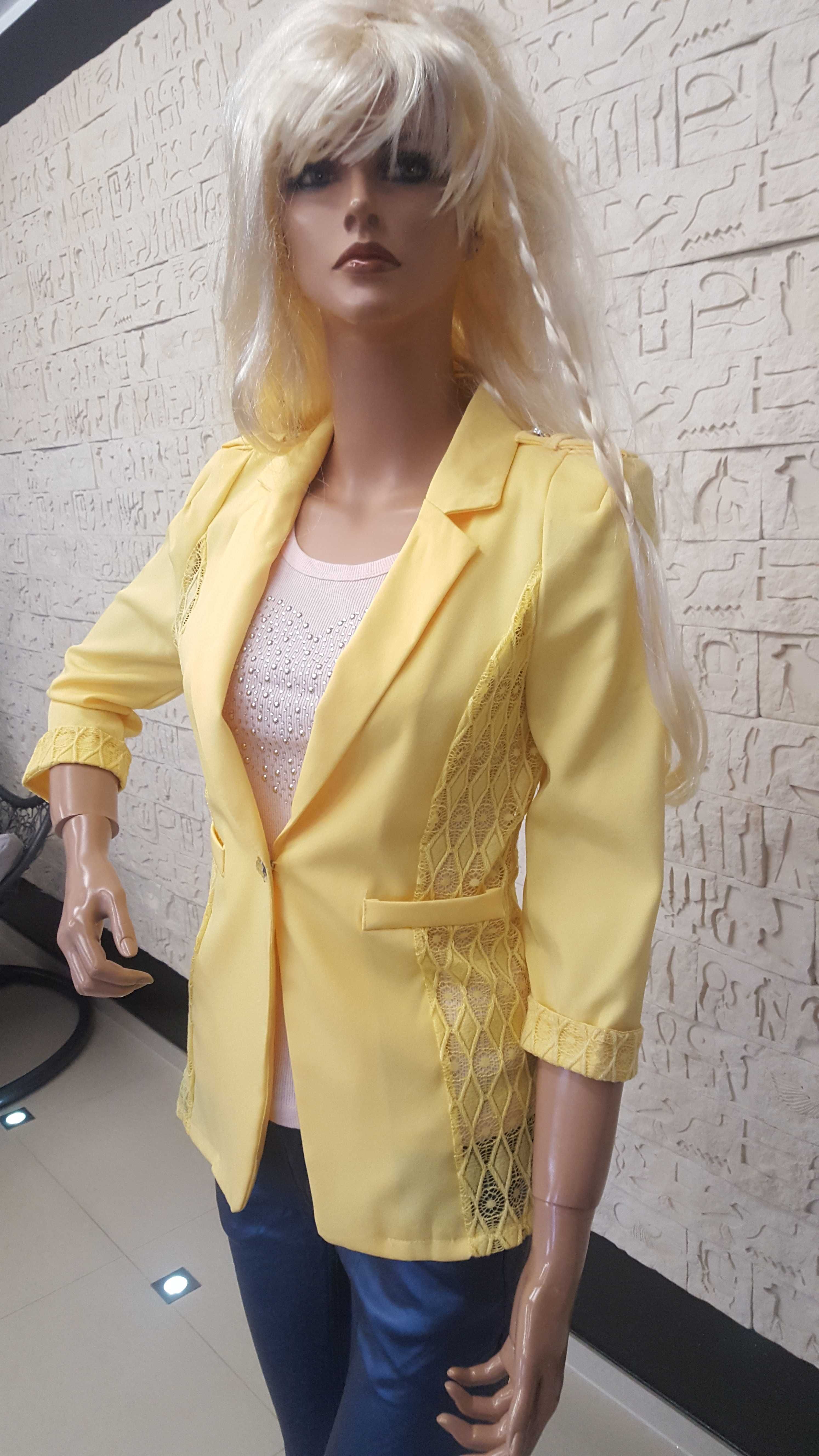 Marynarka żółta Fashion rozm M