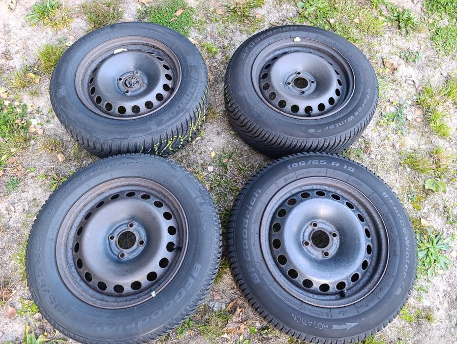 Kompletne Koła zimowe Renault Peugeot 4x108  195/65/15