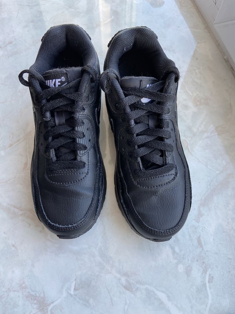 Шкіряні кросівки NIKE AIR MAX 90 LTR BLACK