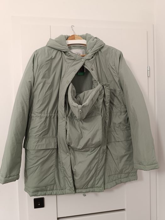 Kurtka ciążowa z wstawka dla niemowląt rozmiar 42