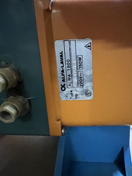 Myjnia ALWA 1800 do dojarki przewodowej Alfa Laval / DeLaval