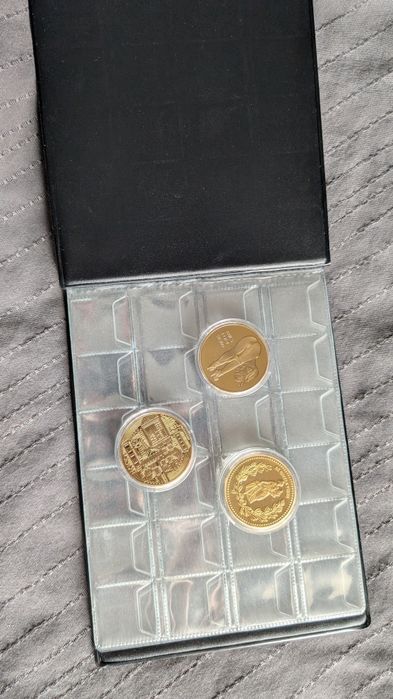 Черный большой альбом книга на 240 монет деньги хранение марок жетон