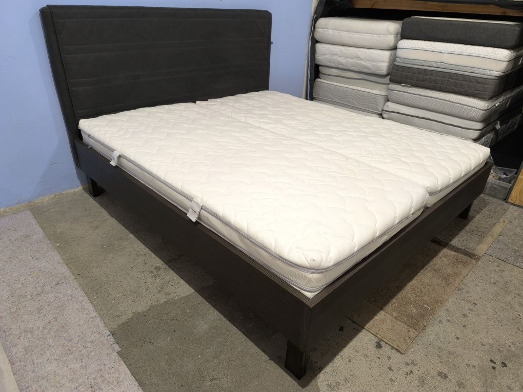 Łóżko 180x200 Ikea Oppland + Materac H3/H4 SOLIDNE Gratis w GW DOSTAWA
