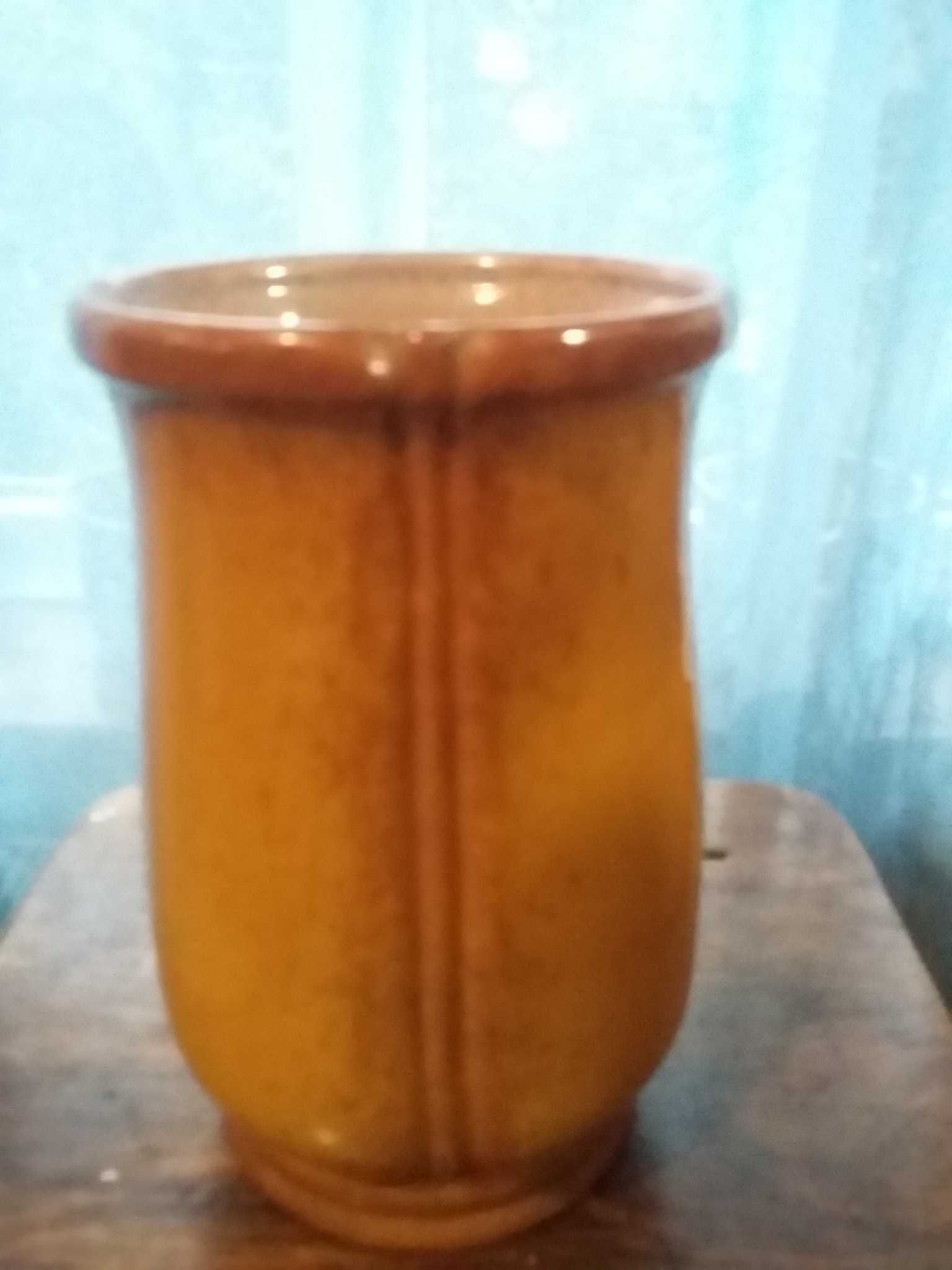 Керамическая ваза большая высота 22 см.
