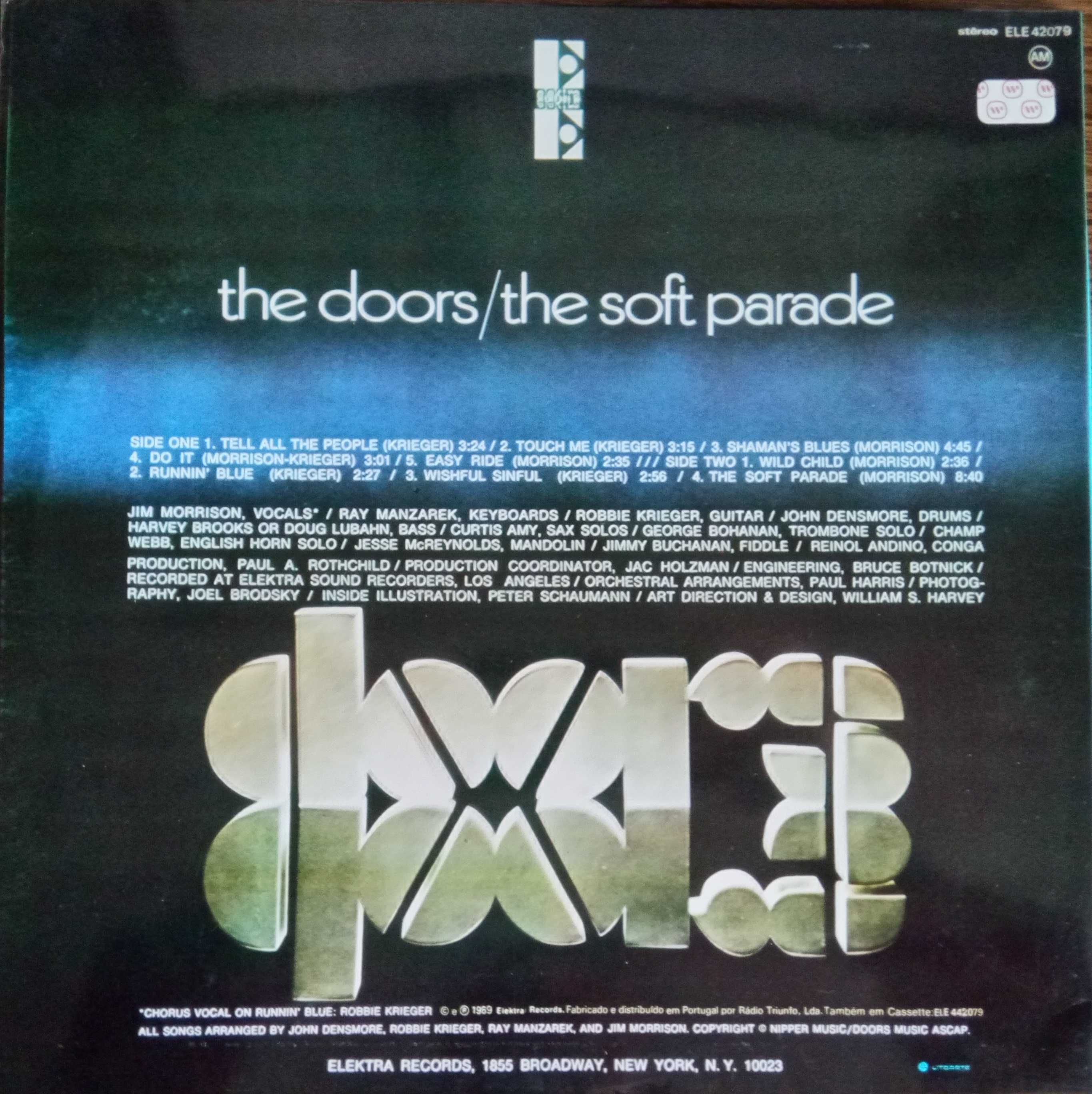 Doors	- - - - -	The Soft Parade	- - - - -	LP