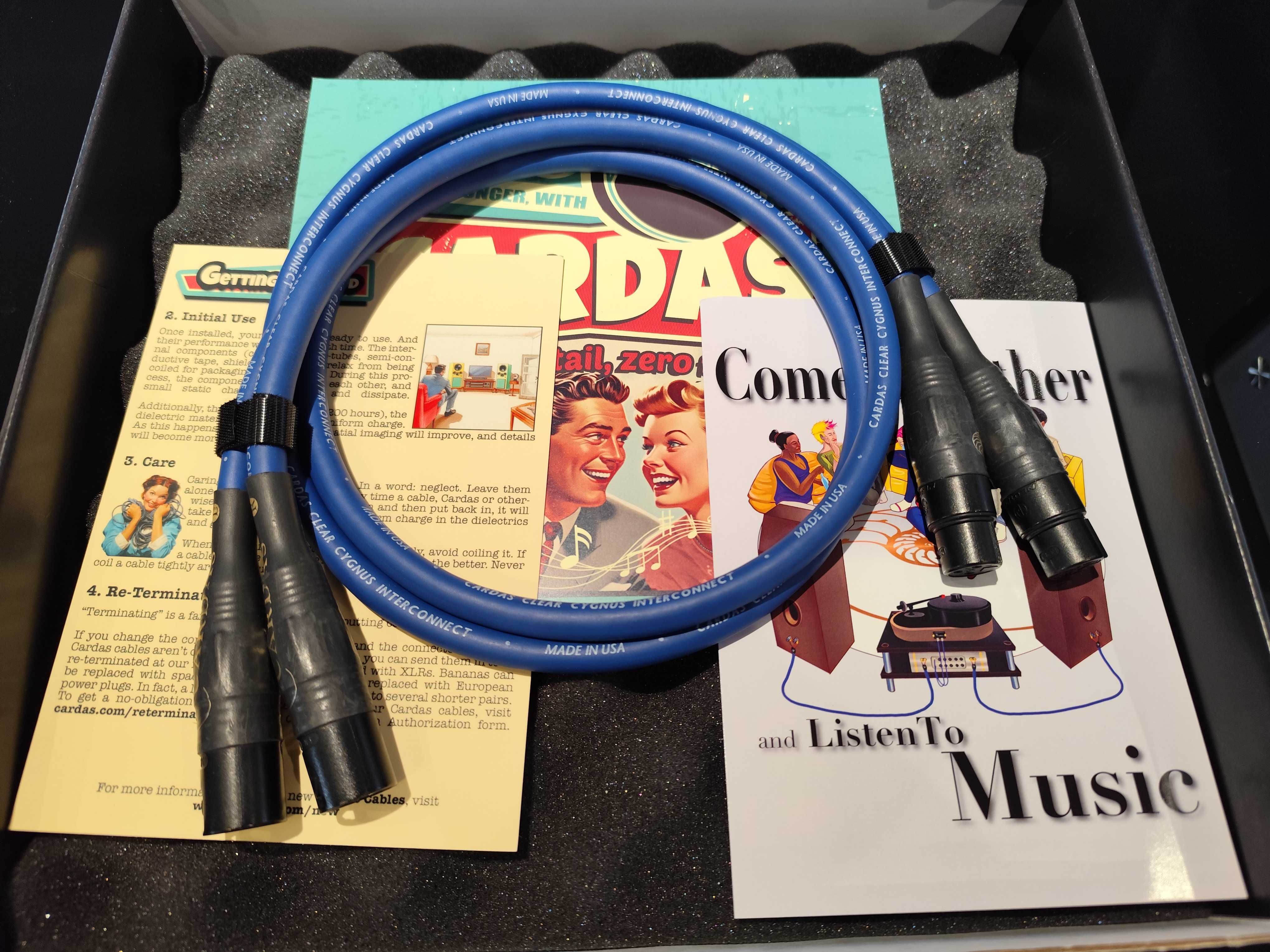 Cardas Clear Cygnus Interconnect XLR 1m OUTLET