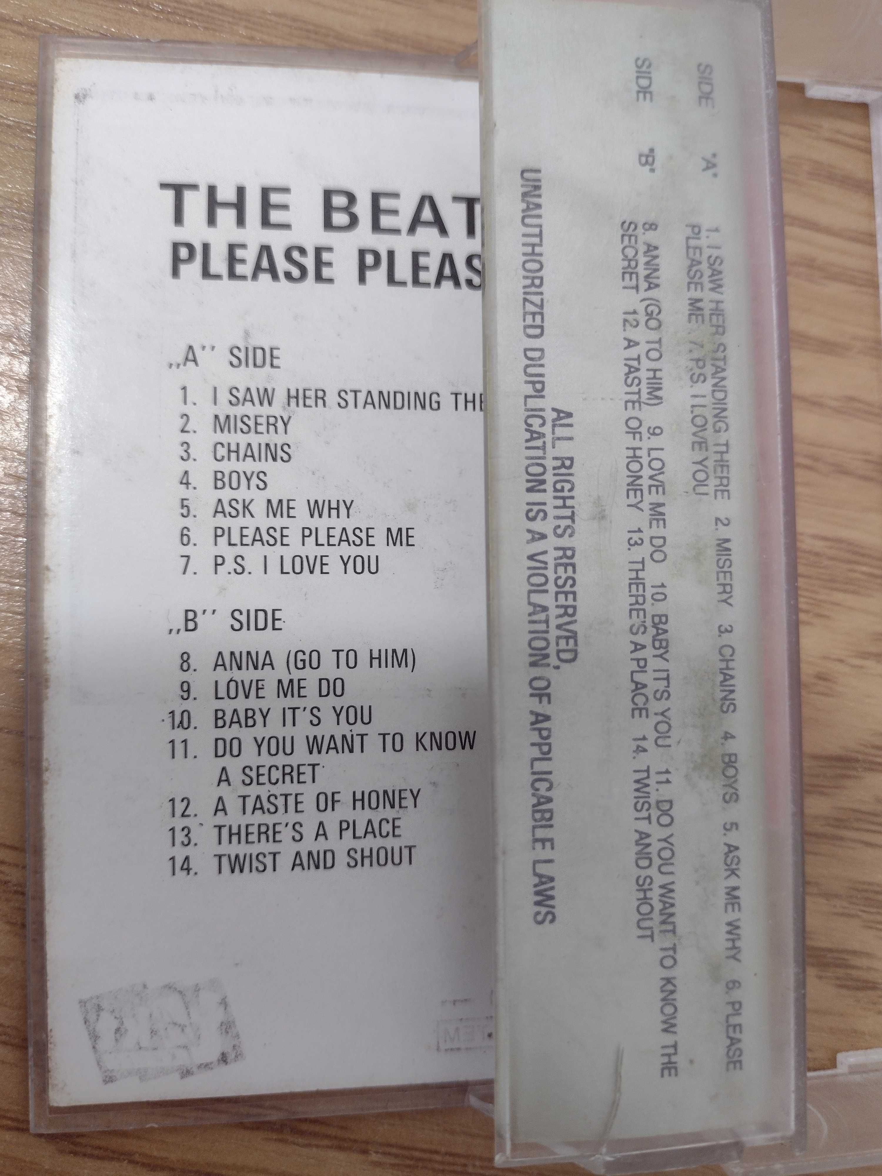 Kaseta The Beatles Please Please Me TAKT