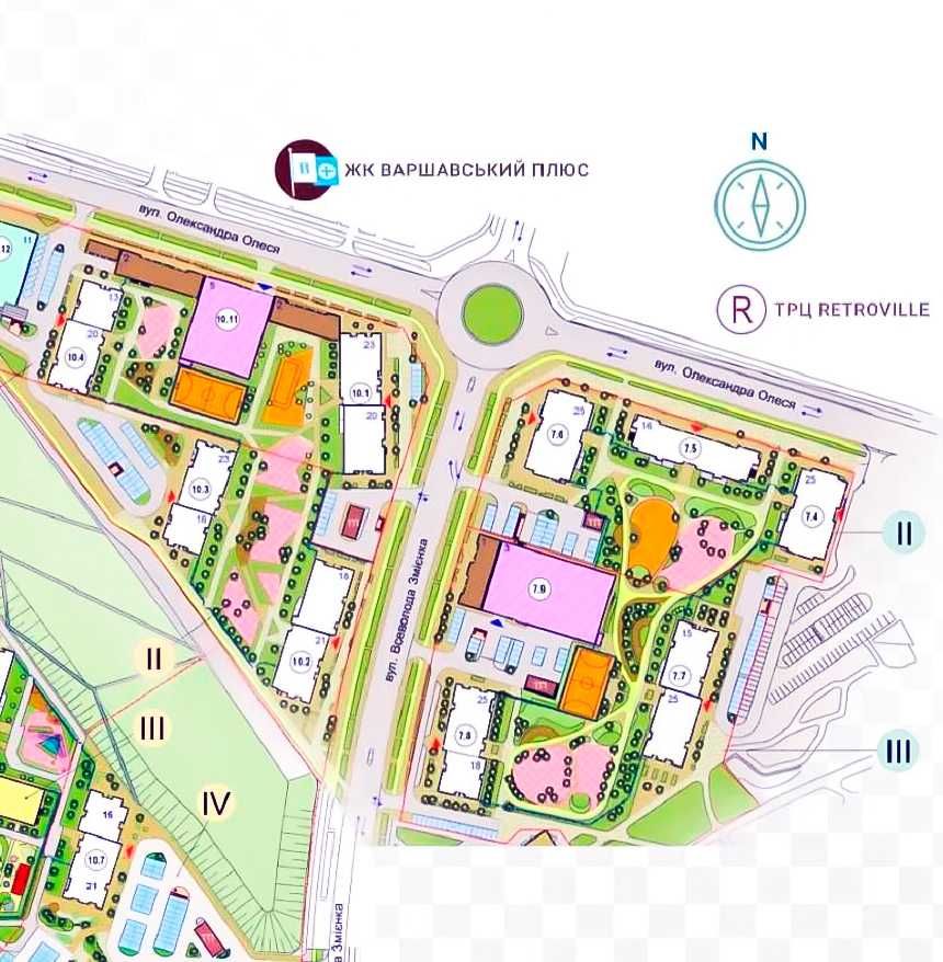 Продаж 2к. квартири ЖК Варшавський 3, вул. В. Змієнка, буд. 10.2.