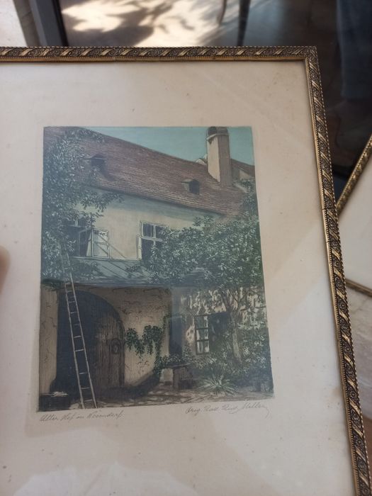 Stary kolorowy obrazek w formie grafiki?