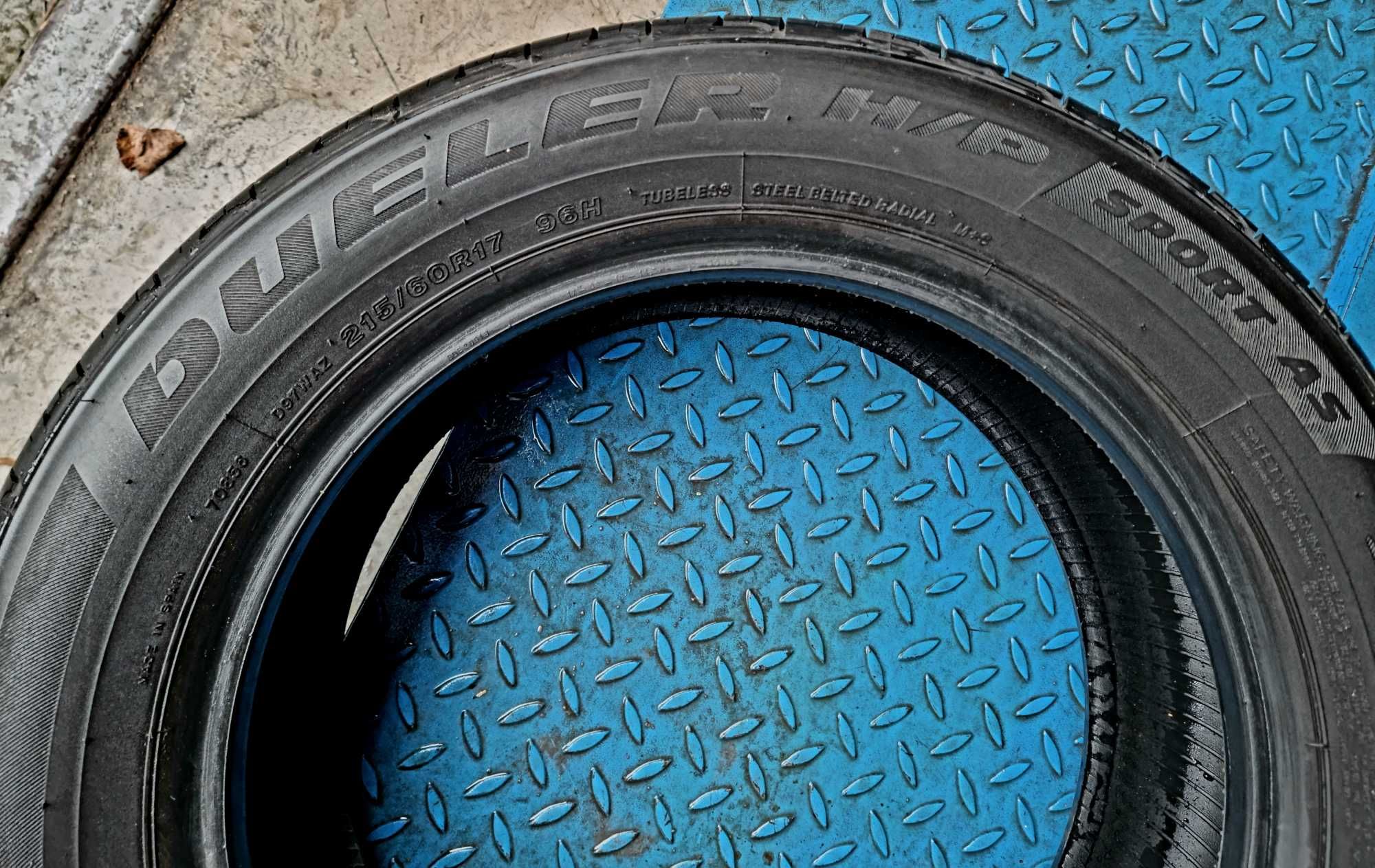 215/60R17 Bridgestone * Lato * Opony 4 szt* 7,5mm bieżnika*** # 342 K