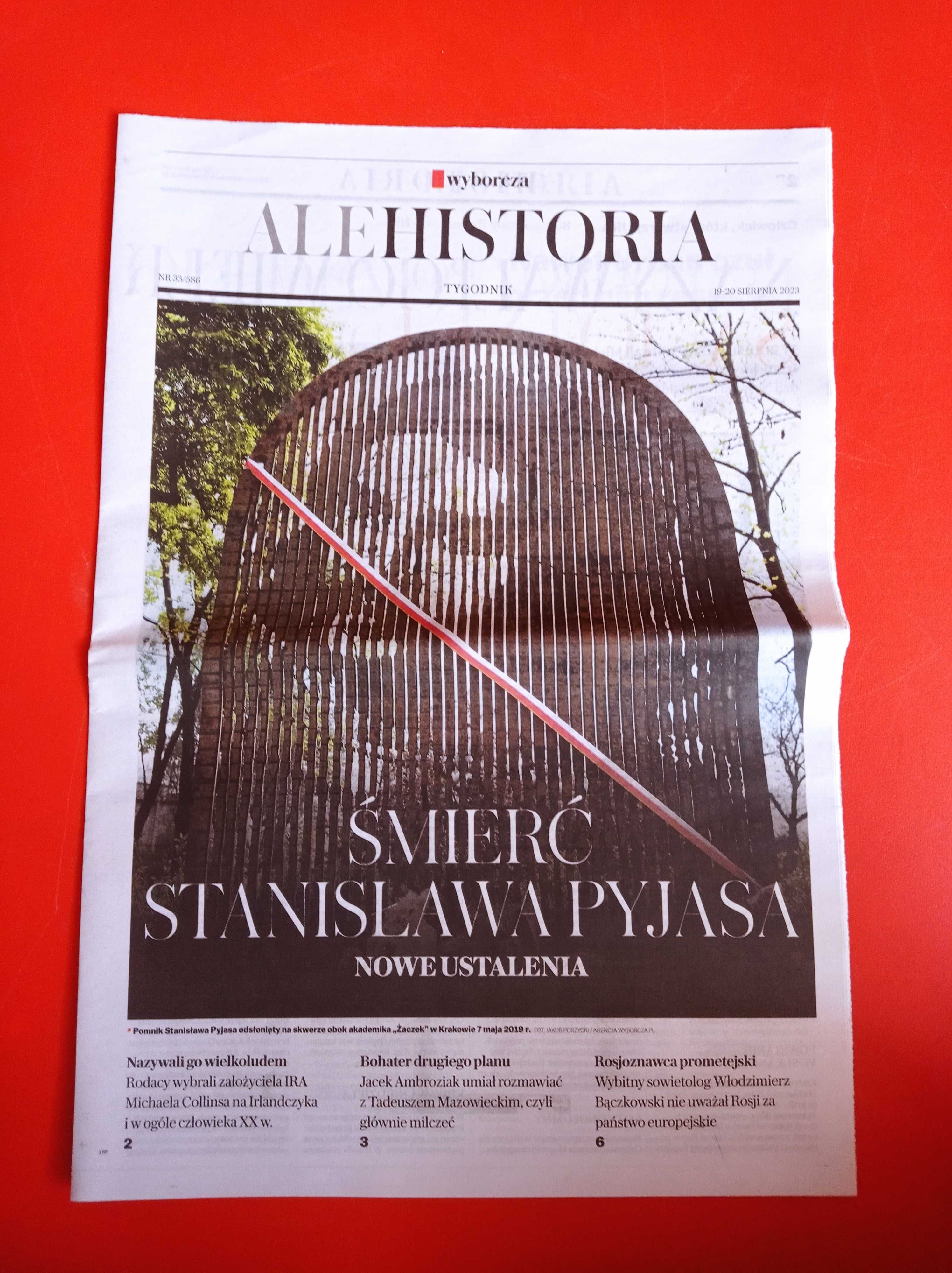 Gazeta Wyborcza ale Historia, nr 33, 19-20 sierpnia 2023