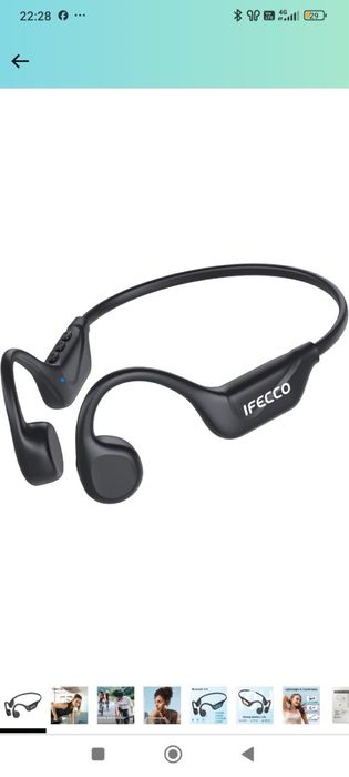 бездротові навушники з кістковою провідністю IFECCO.
