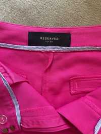 Брюки штани Reserved рожеві малинові
