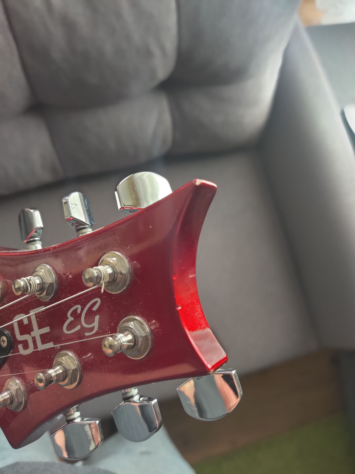 PRS SE EG gitara elektryczna wczesniejszy Silver Sky stratocaster