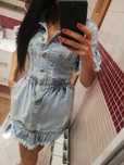 Lou sukienka jeans jeansowa 34 xs frida dżins lato wakacyjna