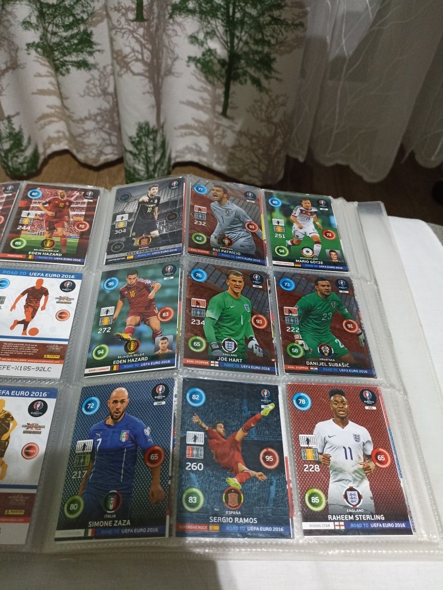 Karty piłkarskie panini różne edycje