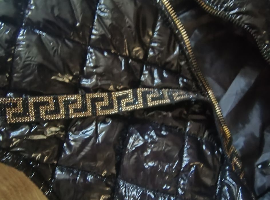 Bezrękawnik pikowany długi