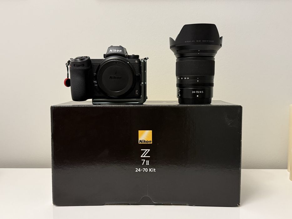 Nikon z 7II com L-Bracket (3 legged thing)