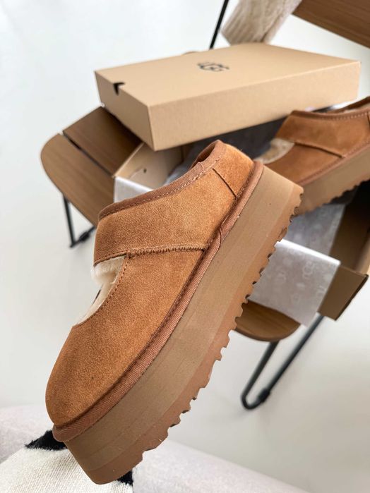 Жіночі зимові уггі Ugg Bea Mary Jane Chestnut (коричневі) u9012