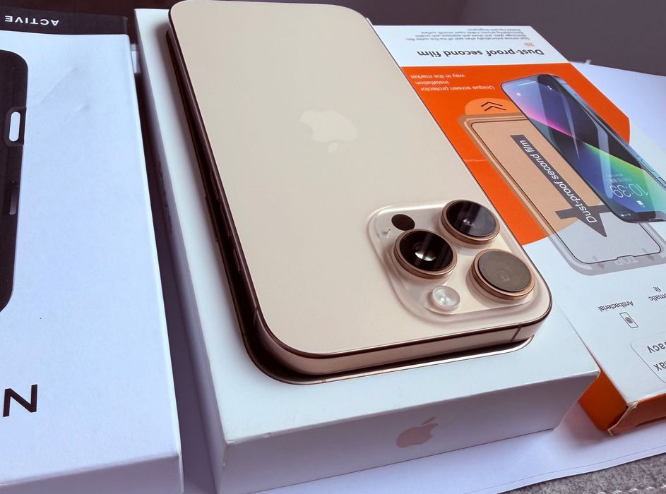 Phone 16 Pro Max – Titânio Deserto – 512GB Com garantia AppleCare +