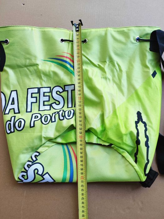 Saco corrida maratona Porto EDP publicidade energéticas