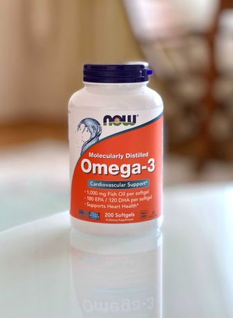 NOW Foods, Omega-3, 180 EPA/120 DHA. США