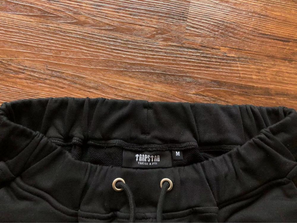 Krótkie Spodenki Dresowe Trapstar London Czarne Szare