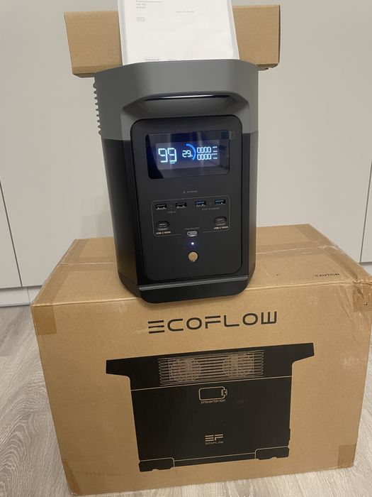 Зарядна станція Ecoflow delta 2 з європейськими розетками