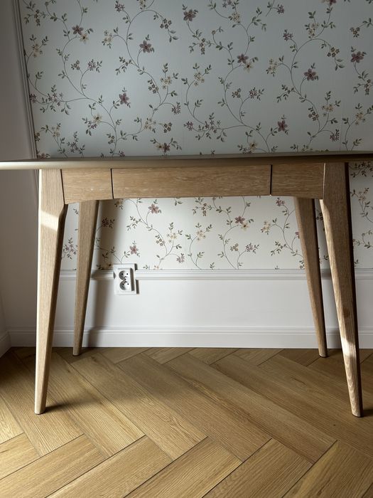 Biurko Pecara 105x45 z szufladą bielone