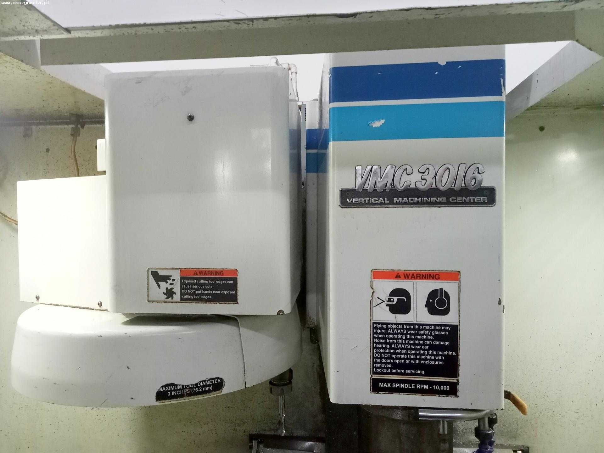 Centrum obróbcze pionowe CNC FADAL VMC 3016