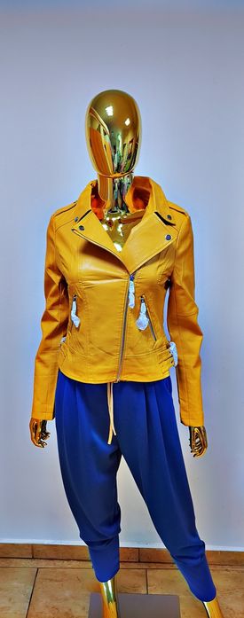 Ramoneska eko-skóra damska