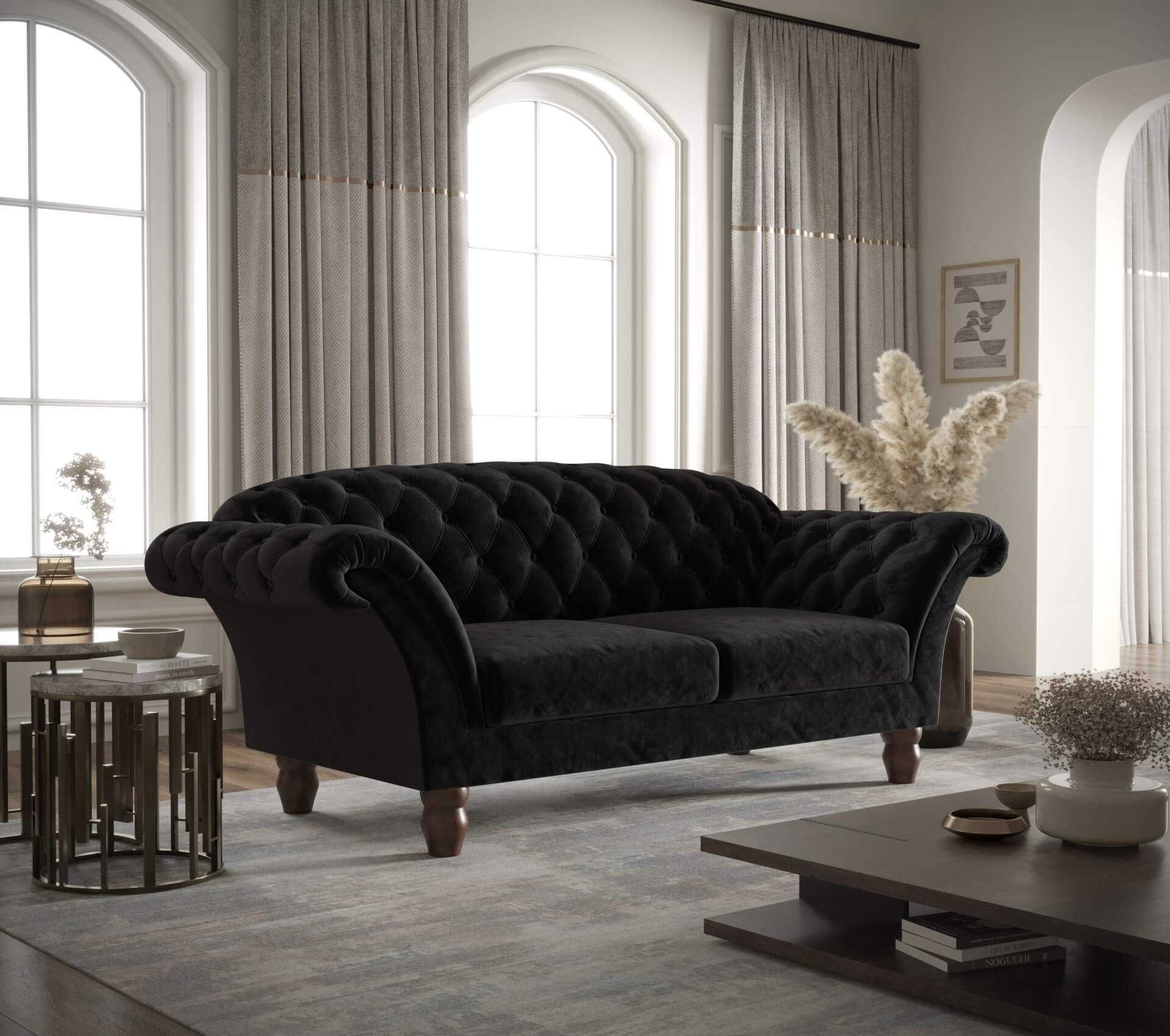 Sofa Royal Chesterfield Dwuosobowa Glamour VeroLux