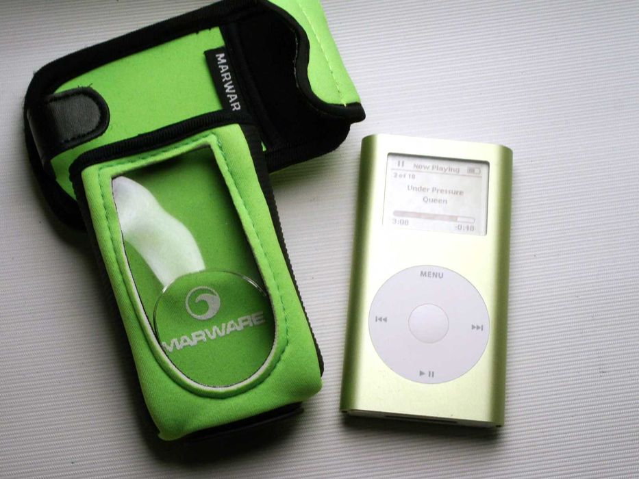 Apple Ipod Mini A1051 4GB Green kit коробка, документи, чохол.