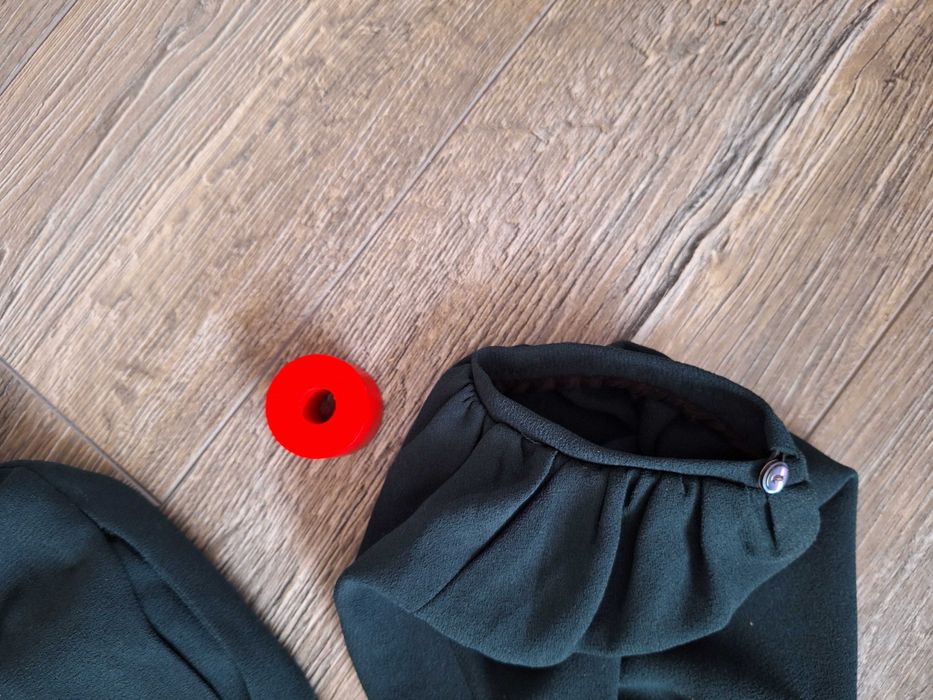 Kombinezon damski z dł.r., spodnie szerokie- kant-wizytowy: Zara,nowy