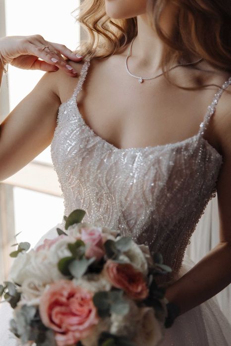 Неймовірна класична брендова ВЕСІЛЬНА СУКНЯ La Novia Couture