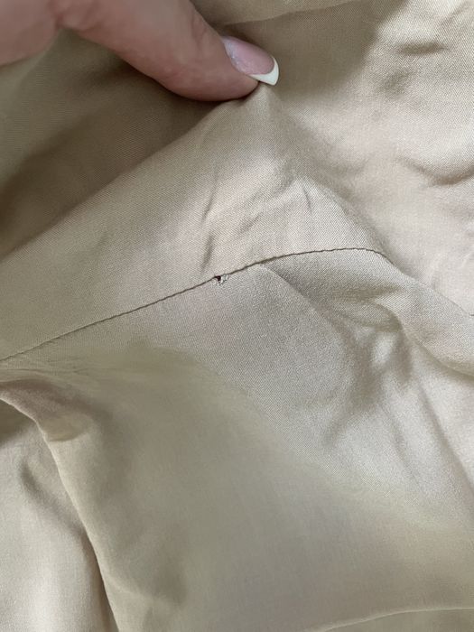 Beżowa koszula z lejącym przodem Forever 21 | L