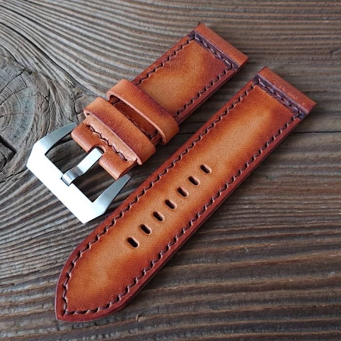 Pasek do zegarka Panerai 26 mm ręcznie robiony handmade skóra