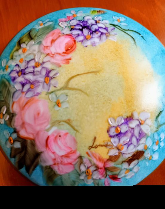 Caixa decorativa redonda