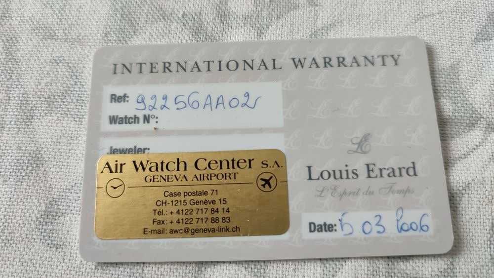 часы Louis  Erard