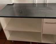 Equipamento café : Bancada c/tulha para borras de café