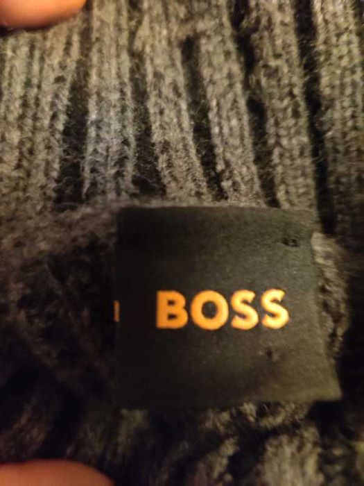 Hugo boss Orange sweter golf turtle neck "kurtle" rozm. L wełniany