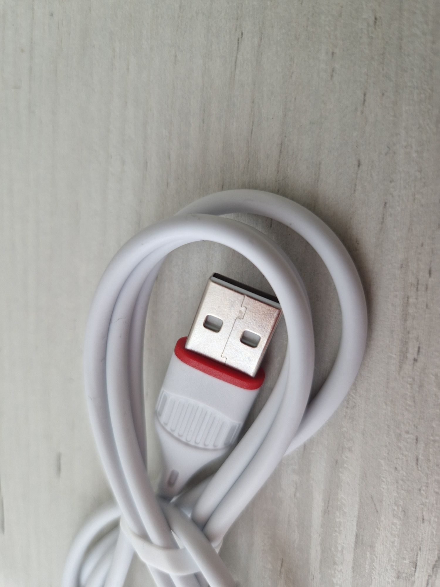 Borofone Kabel BX17 Enjoy - USB na Typ C - 3A 1 metr biały
