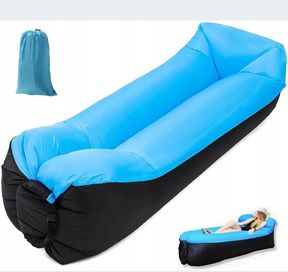 Lazy bag air sofa nadmuchiwana wiatrem materac leżak plażowy na plażę