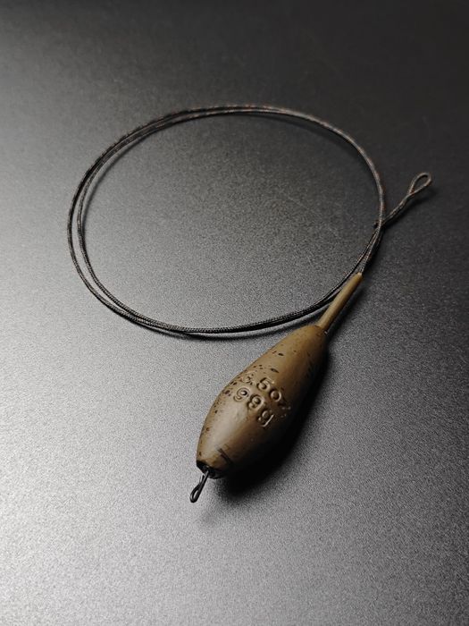 Leadcore karpiowy z ciężarkiem centrycznym 99g Inline