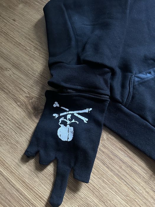 Оверсайз зіп худі Project G/R Grailz x Mastermind opium washed кофта