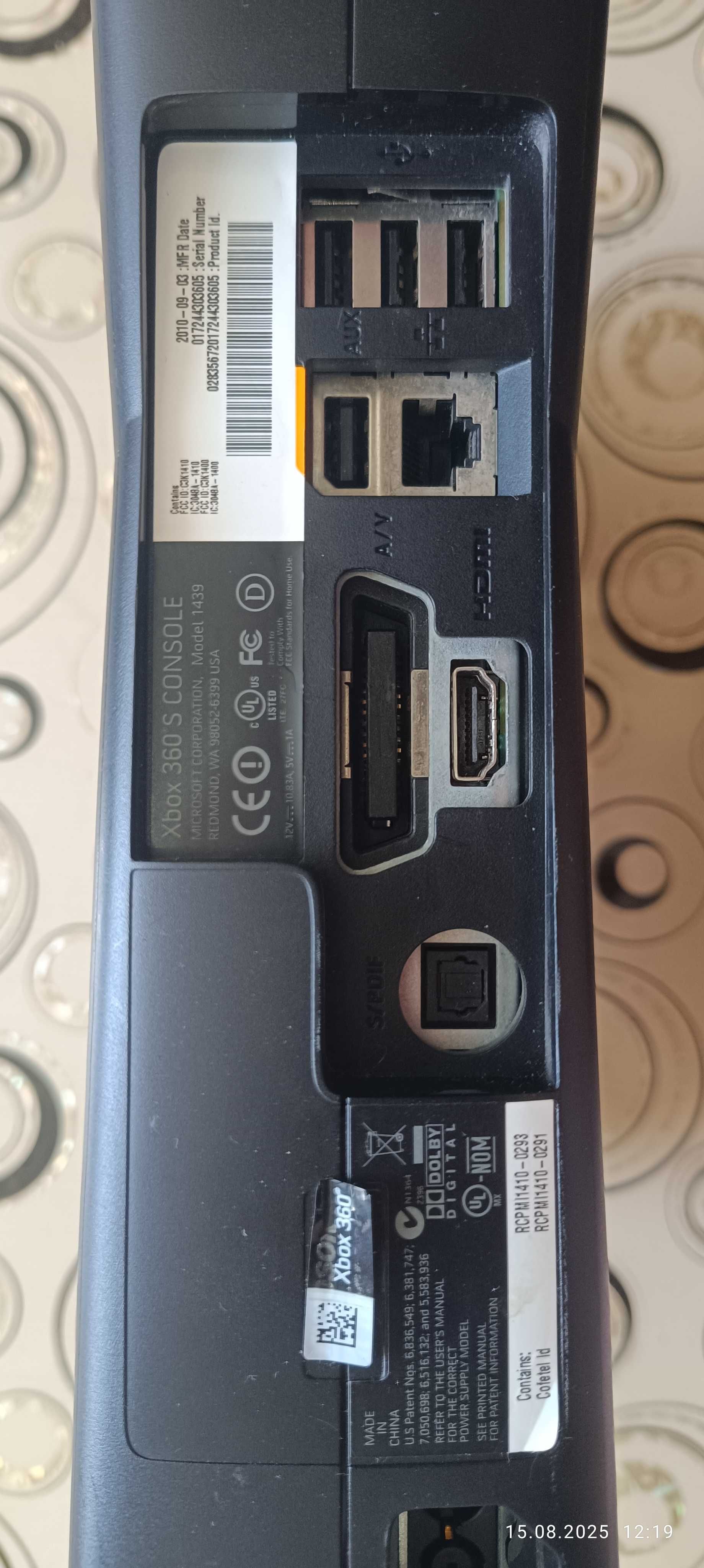 Xbox 360 ігрова приставка game console model 1439